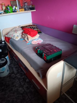 Cama nido con cajones,