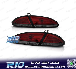 PILOTOS SEAT LEON 1P 04-09 LED ROJO AHUMADO