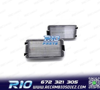 LUCES MATRÍCULA LED PARA SEAT IBIZA 6L 97-08