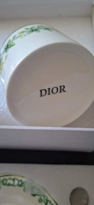 Set 2 Tazze e Piattini Dior Limoni 2 cucchiaini