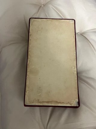 Elegante scatola porta carte da gioco in velluto