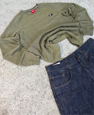 Jersey Nike Verde Militar Talla M