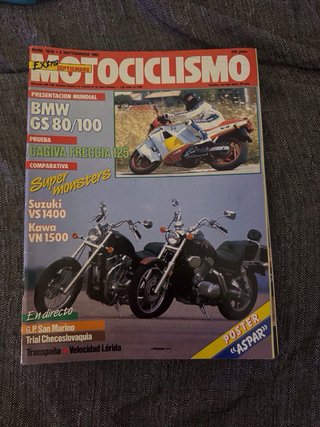 76 revistas MOTOCICLISMO años 80