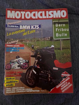 76 revistas MOTOCICLISMO años 80