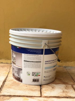 Pittura interni traspirante bianco 14 litri