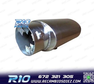 COLA ESCAPE TIPO CUPRA GRANDE ACERO INOX