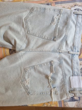 Pantalón corto vaquero Bershka claro