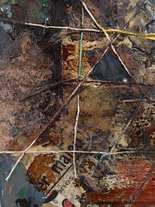 Óleo sobre lienzo abstracto