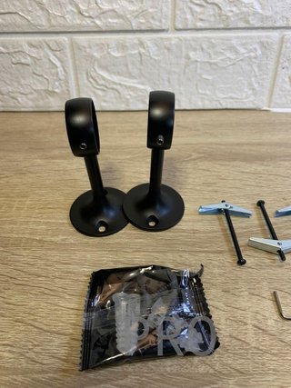 Set de 2 soportes ajustables de techo