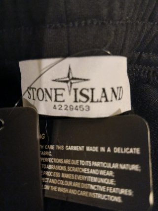 Stone Island Pantalones Cortos Negros