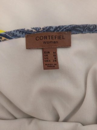 Vestido vaporoso estampado M