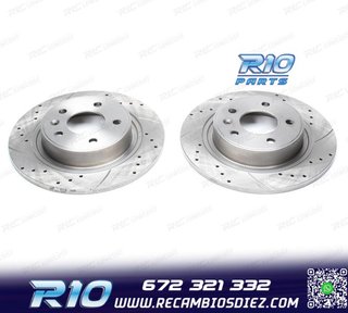 DISCOS DE FRENO PARA ALFA ROMEO PERFORADOS RANURADOS