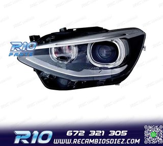 FARO IZQ XENON BMW F20 F21 10-14 LED FONDO NEGRO