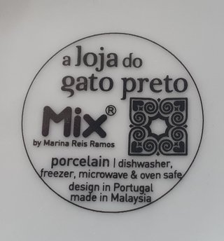 Conjunto de taza y plato: A loja do gato preto:Mix