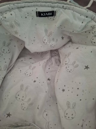 Sacco ovetto/passeggino Kiabi grigio