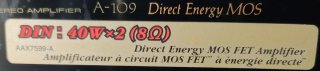 Amplificador Pioneer A-109 Direct Energy MOS