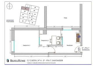 Oficina en venta en Centro - Ayuntamiento en Santander
