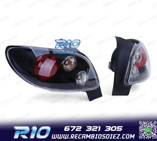 PILOTOS PEUGEOT 206 98-09 FONDO NEGRO