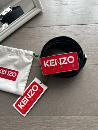 Cintura Kenzo con logo rosso