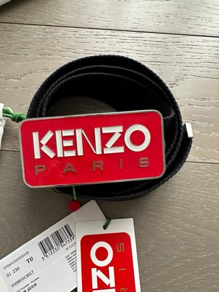 Cintura Kenzo con logo rosso