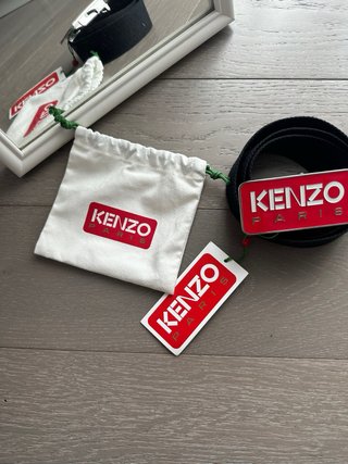Cintura Kenzo con logo rosso