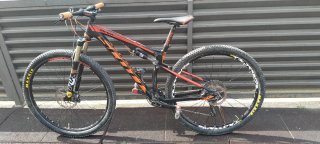 Scott Spark Talla M Montada en XT