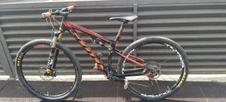 Scott Spark Talla M Montada en XT