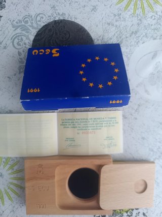 Caja Moneda 5 ECU 1991
