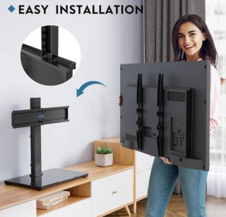 Soporte TV Mesa Universal Negro