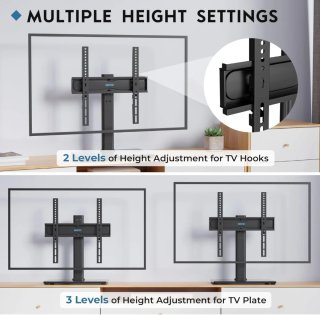 Soporte TV Mesa Universal Negro