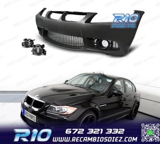 PARAGOLPES DELANTERO BMW E90 E91 05-08 LOOK M3 + ANTINIEBLAS