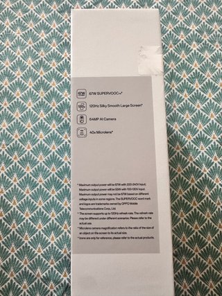 OPPO A98 5G Caja