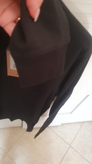 The North Face T-shirt Uomo Manica Lunga Tg S Nera