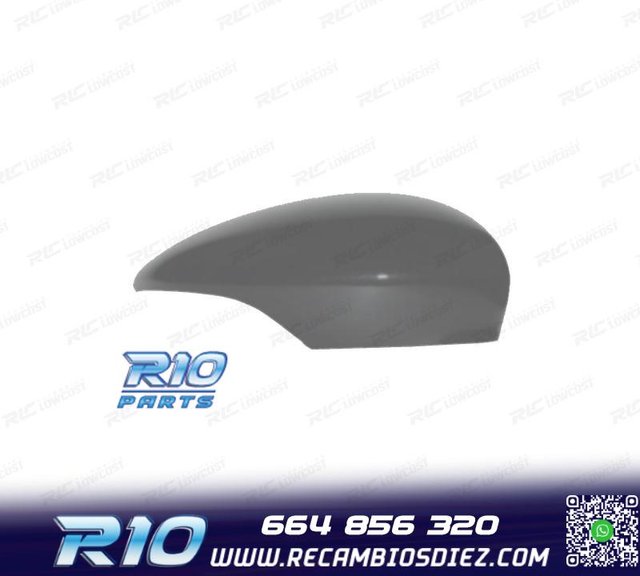CARCASA ESPEJO DERECHO FORD FIESTA 08-16 IMPRIMADO