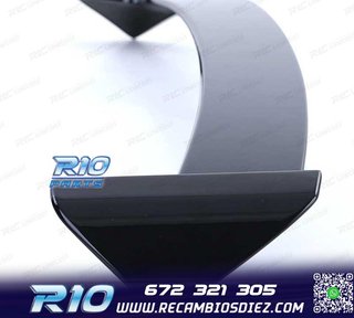 ALERON SPOILER BMW E81 E87 LOOK M PERFORMANCE NEGRO BRILLO