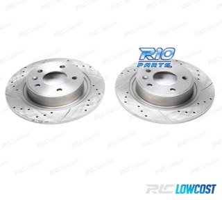 DISCOS DE FRENO PARA JEEP PERFORADOS RANURADOS