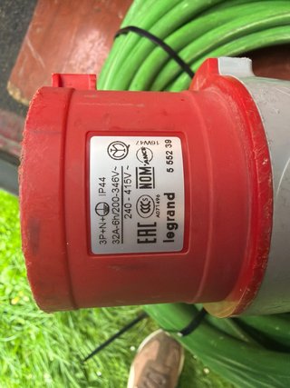 Manguera trifásica industrial 25m