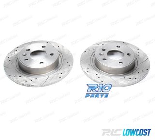 DISCOS DE FRENO PARA LANCIA PERFORADOS RANURADOS