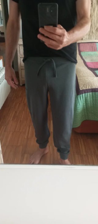 Pantalón chándal Boss Talla S Gris