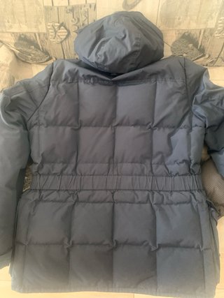 Woolrich Giubbotto Blu con Cappuccio Tg S