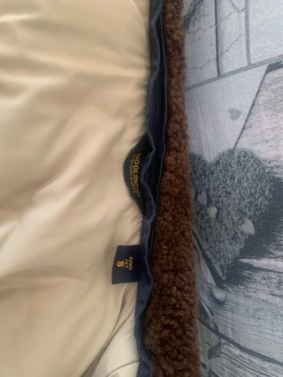 Woolrich Giubbotto Blu con Cappuccio Tg S