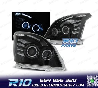 FAROS PARA TOYOTA LAND CRUISER FJ120 03-08 OJOS ANGEL FONDO