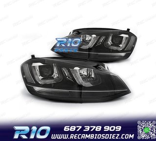 FAROS PARA VOLKSWAGEN VW GOLF 7 12-17 LOOK GTI LUZ DIURNA FO