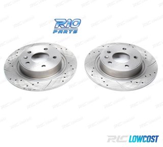 DISCOS DE FRENO PARA SUZUKI PERFORADOS RANURADOS