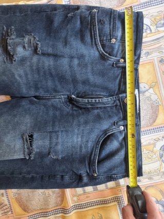 Pantalón corto vaquero oscuro Pull&Bear