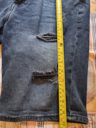 Pantalón corto vaquero oscuro Pull&Bear