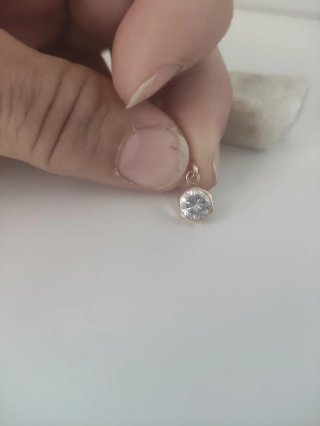 Colgante Oro 18 quilates Circonita