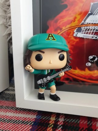 Cuadro AC/DC con figura Funko Pop