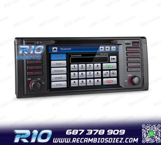 RADIO NAVEGADOR 7" BMW SERIE 5 E39 95-03 USB GPS TACTIL HD