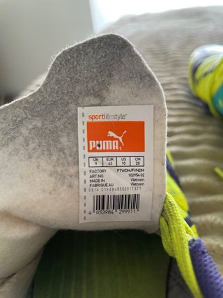 Botas fútbol aluminio Puma Talla 43